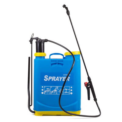 Backpack sprayer plastic with side crank 16 liters