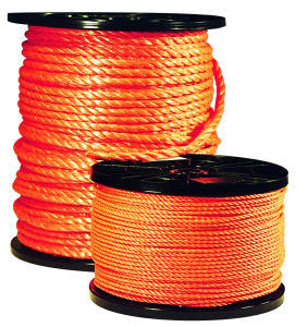 Products polyethylene rope orange 16mm 200m