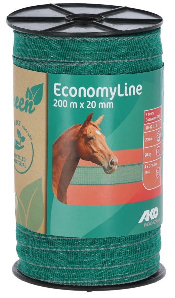 Nastro Ako economyline 200m 20mm verde grigio 4x016mm