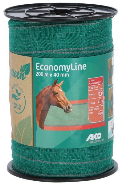 Nastro Ako economyline 200m 40mm verde grigio 8x016mm