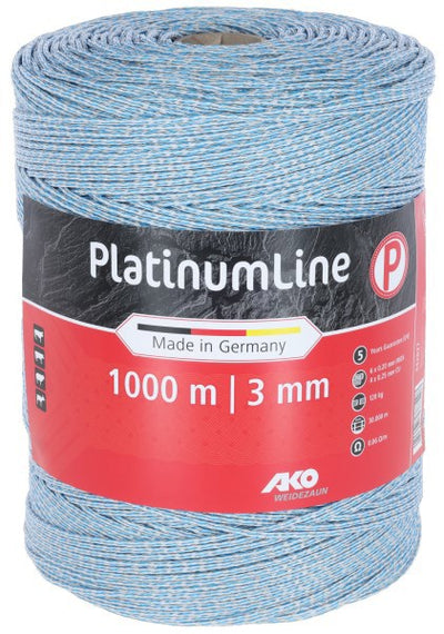 Cavo elettrico Ako Platinumline Litz bianco blu 1000 m
