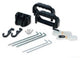 Set completo porta Ako net, maniglia, ancoraggio a pavimento e accessori