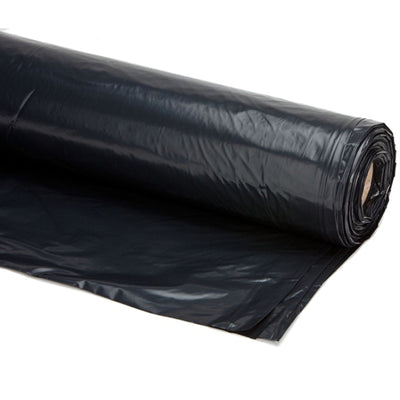 Lámina de construcción de plástico negro 010 50x6m