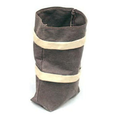 Borsa ad artiglio in lino 37 cm