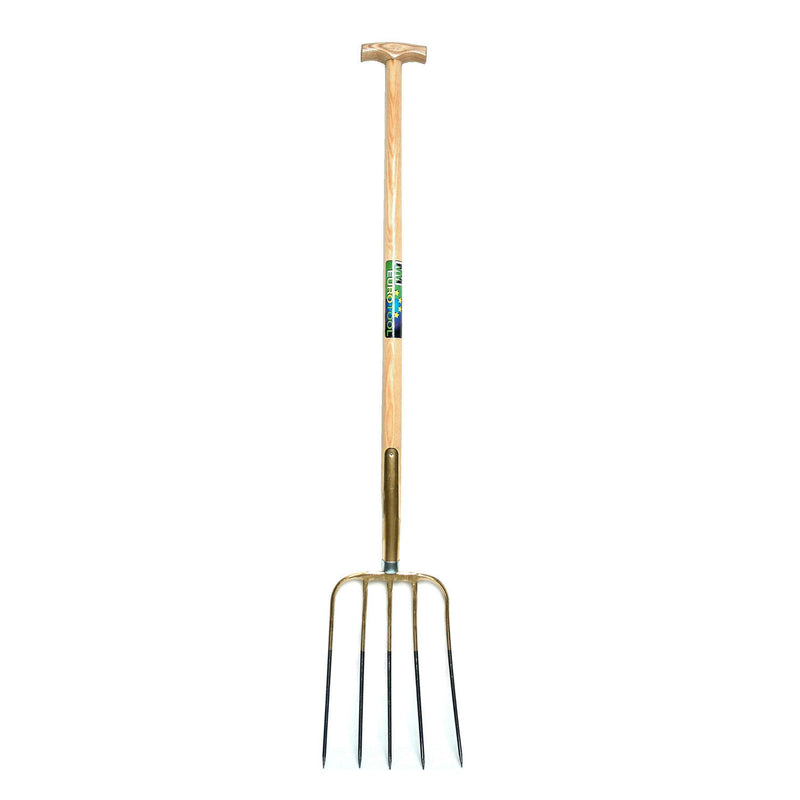 Mm prodotti eurotool forca letame 5tds manico a perno 100cm