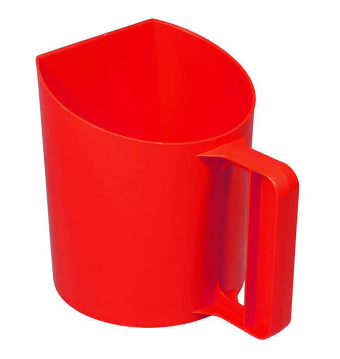 Prodotti paletta per farina paletta per mangime tazza da 1 kg modello rosso