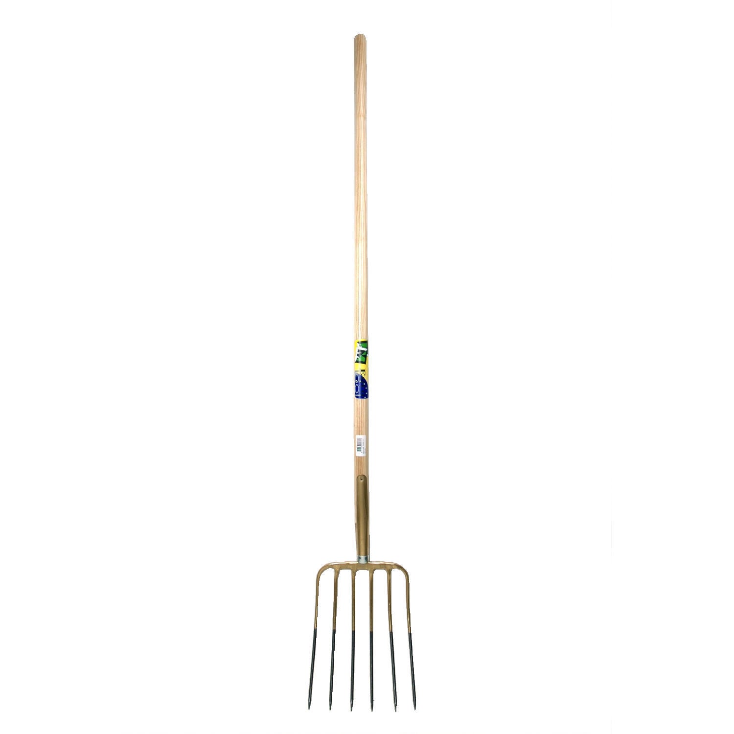 Mm prodotti eurotool forca letame 6tds manico a perno 135cm