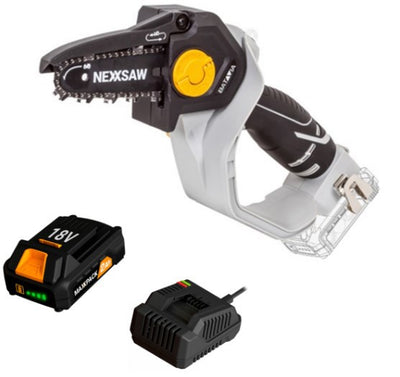 Set motosega Batavia nexxsaw a batteria con una mano 18v v3