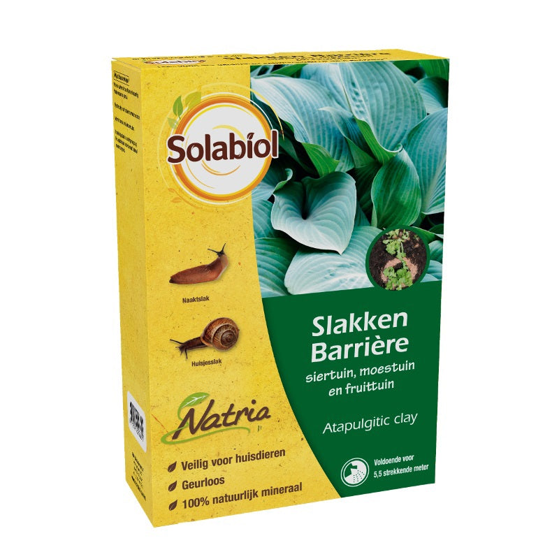 Barrera contra caracoles Solabiol 15 kg protege el jardín