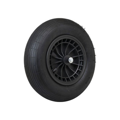 Producten wiel 400x8 2ply band kunststof velg zwart as 13cm mm