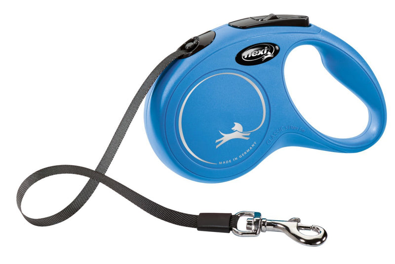 Flexi producten rollijn new classic band blauw s5 meter tot 15kg