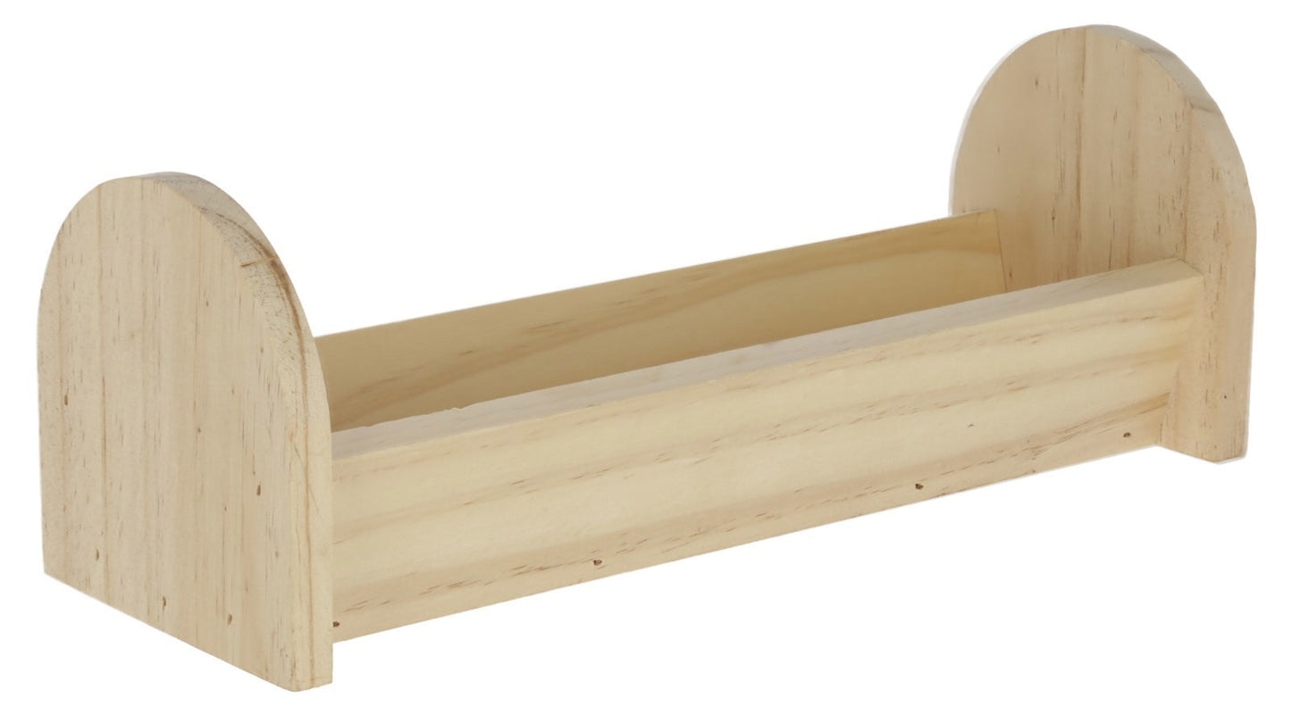 Mangiatoia per roditori Kerbl 28 x 10 x 10 cm in legno