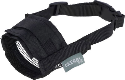 Bozal de nylon para perro talla XL negro