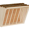 Kerbl producten hooiruif xl met zitplank nature 28 x 20 5 x 22 cm
