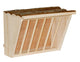 Kerbl producten hooiruif xl met zitplank nature 28 x 20 5 x 22 cm
