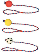 Producten schuimrubberbal aan touw 60cm - afbeelding 1