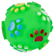 Producten vinyl bal met pootafdruk 10 cm m pieper op kleur gesorteerd