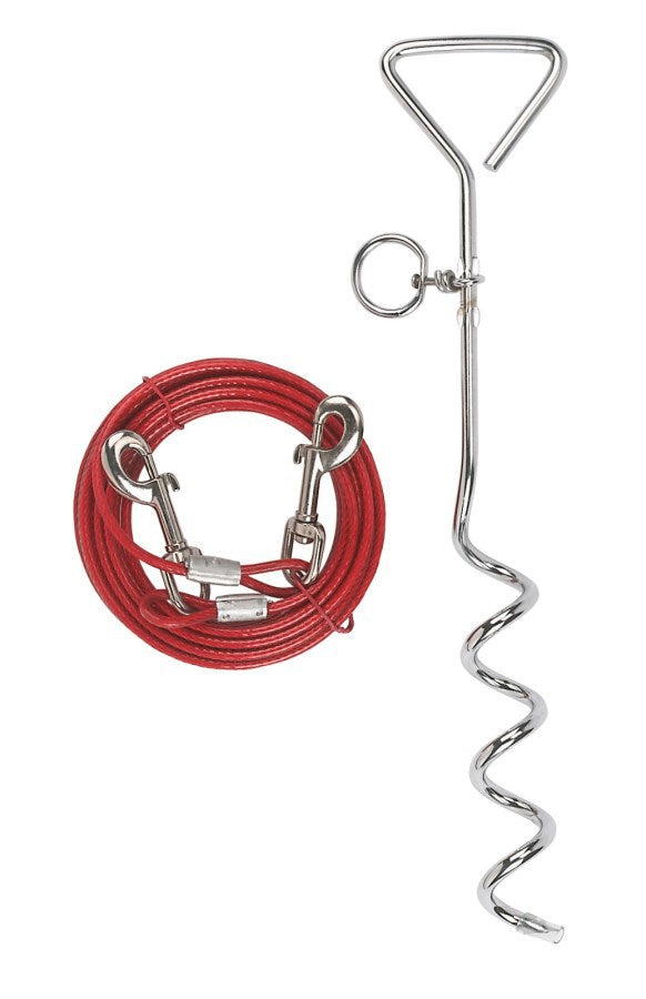 Espiral de construcción 8mm x 40cm con hilo para caminar 5mm x 6m