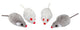 Topo grigio bianco 5 cm 4 pezzi