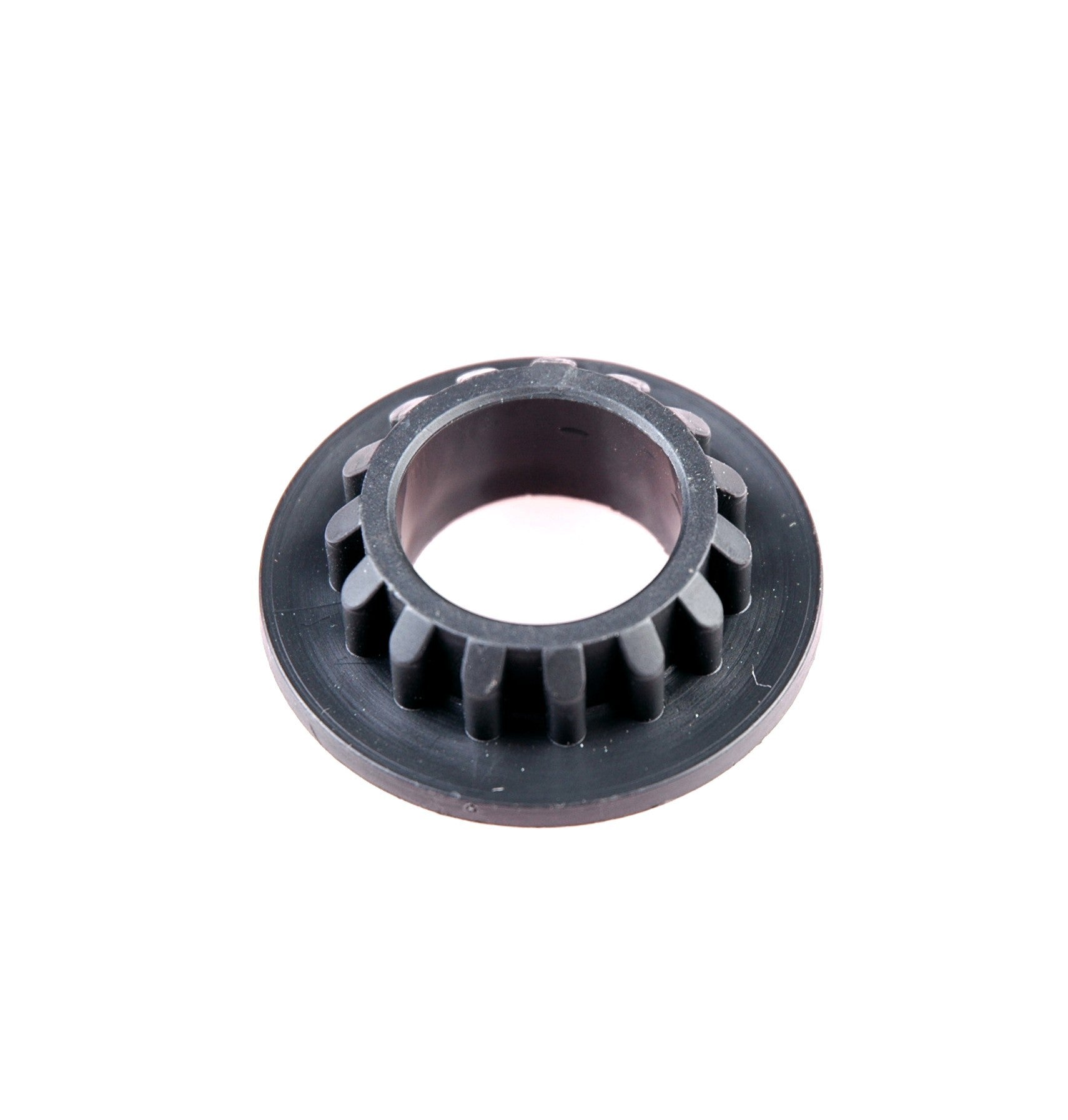 Anillo de plástico fuerte para eje de rueda de carretilla.
