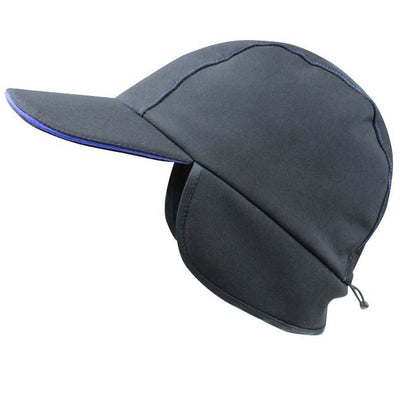 Berretto softshell con paraorecchie nero