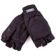 Guante con solapa antra negro xl