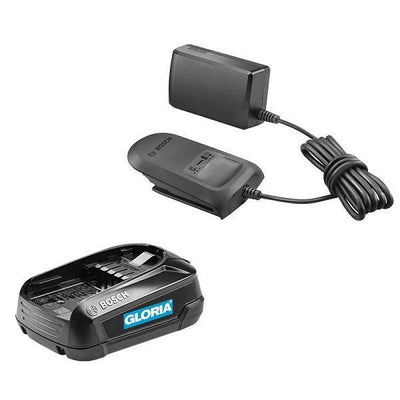 Gloria bosch starter set battery 18v 25ah charger
