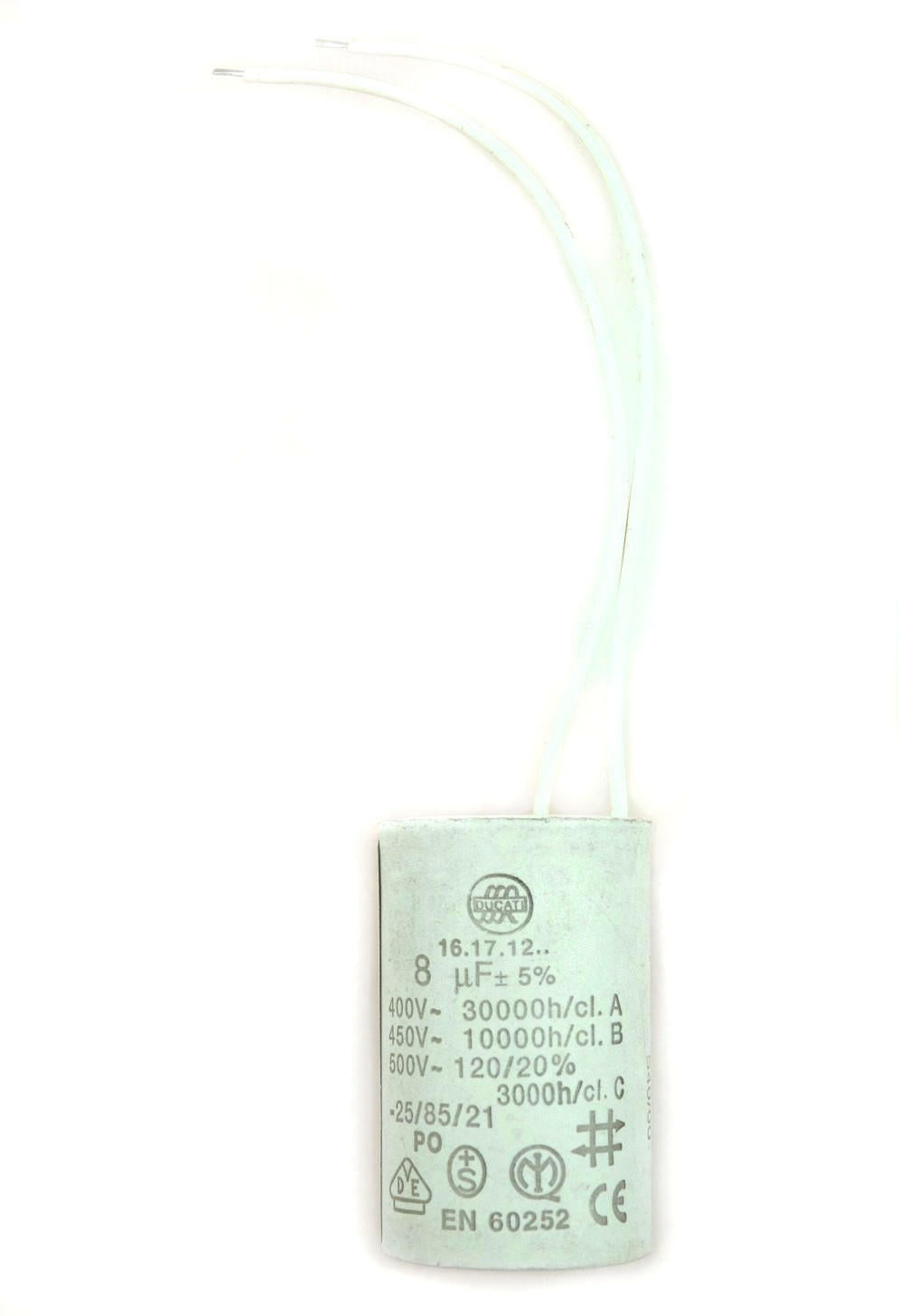 Euroguard capacitor 8uf b600