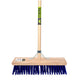 Scopa da stalla Eurotool mm PVC blu da 45 cm manico FSC da 150 cm porta bastone