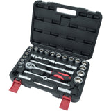 Connex socket wrench set profi 12 26 pieces - afbeelding 1
