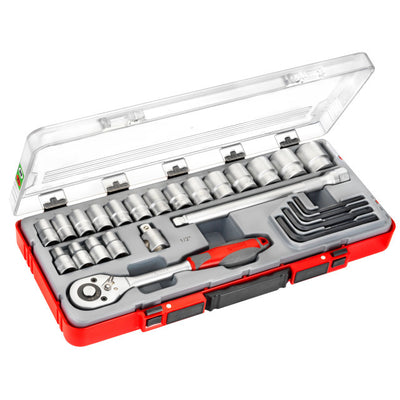 Connex producten dopsleutelset profi 1 2 22 delig