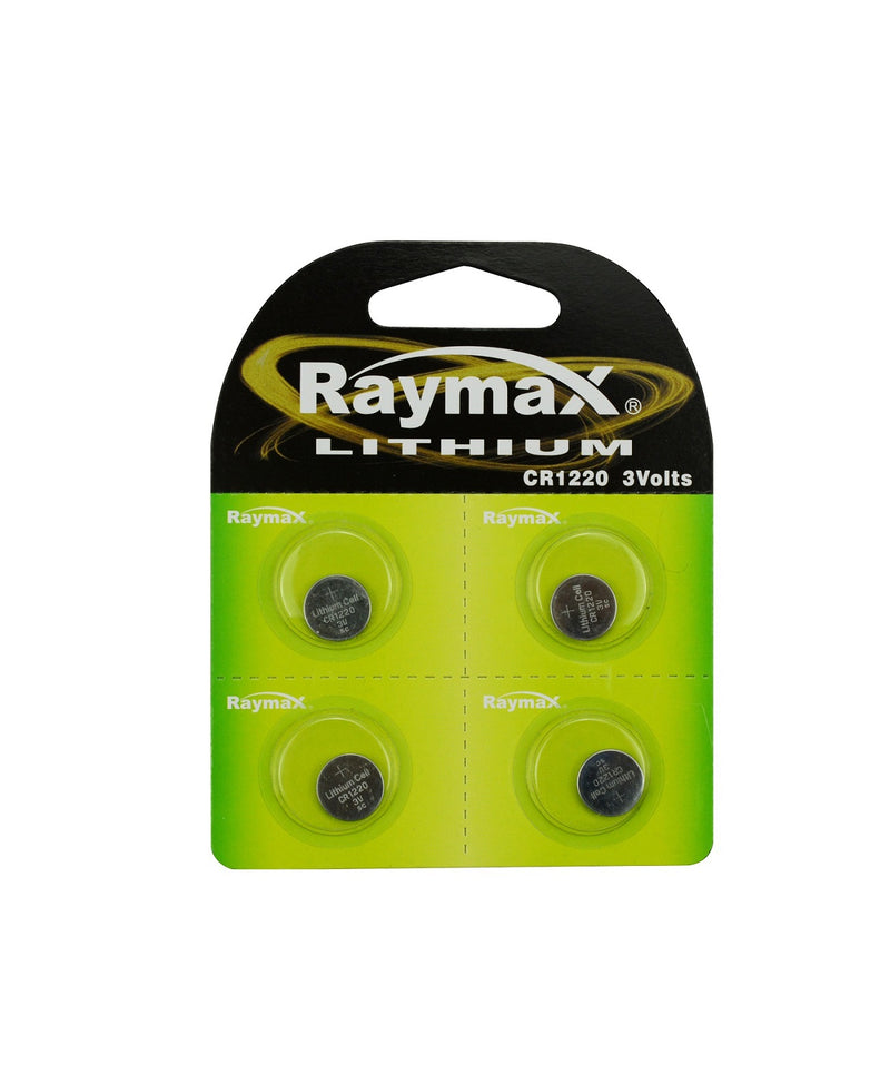 Batteria a bottone Raymax Products 3 V CR1220 4 pezzi