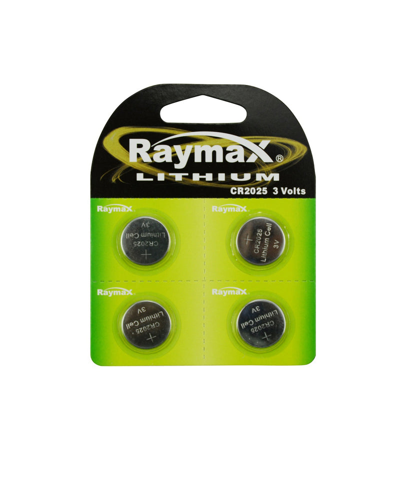 Batteria a bottone Raymax Products 3 V CR2025 4 pezzi
