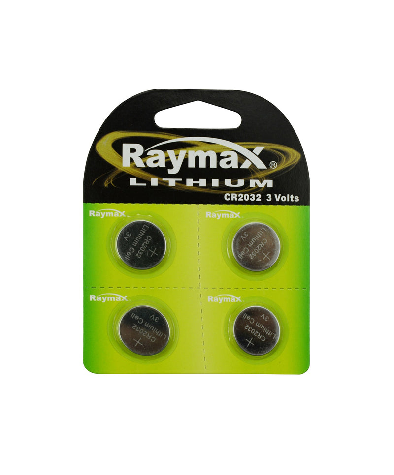 Batteria a bottone Raymax Products 3 V CR2032 4 pezzi
