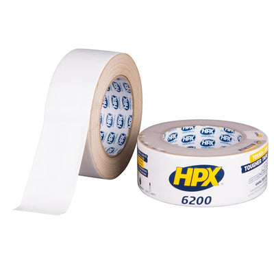 Hpx producten duct tape reparatietape wit 48mm x 25m