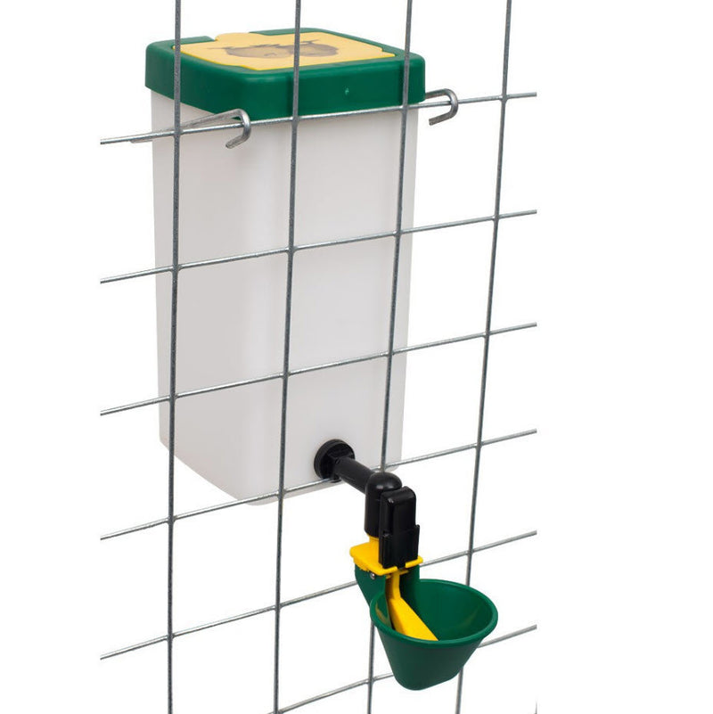 Olba Products Borraccia per pulcini con bicchiere 1 l naturale incl supporto