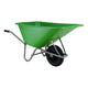 Altrad carretilla forza 165l contenedor hdpe rueda neumatica verde