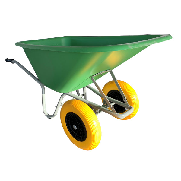 Altrad carretilla Forza 165L contenedor HDPE verde 2 ruedas NML