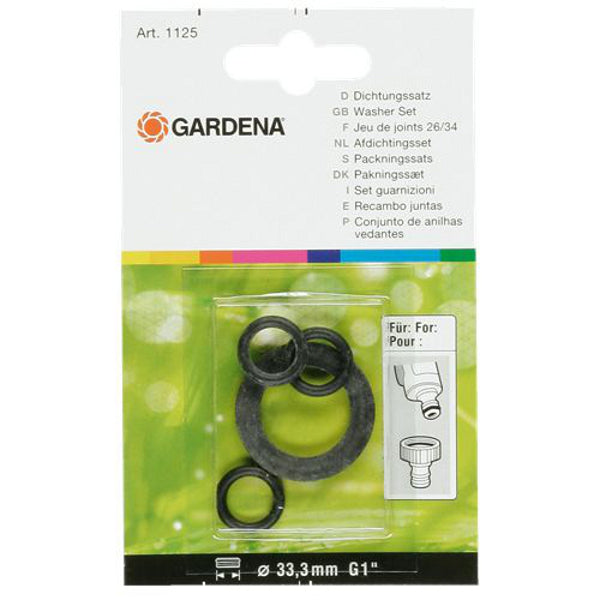 Set anelli in gomma Gardena 1 2