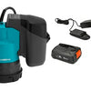 Gardena producten accu dompelpomp 20002 clear 18v p4a set