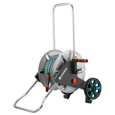 Gardena aquaroll m set di carrelli portagomma in metallo 2