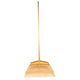 Mm eurotool rastrillo de hojas jumbo mm 60cm plástico amarillo con mango 160cm