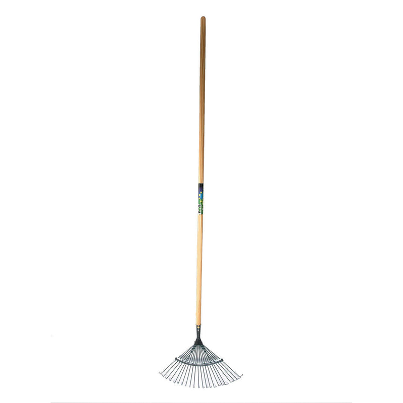 Mm eurotool rastrillo cesped mm 22tds púas redondas con mango 150cm