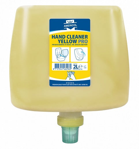 Detergente per mani prodotti Americol Yellow Pro 2000 2 litri per cartuccia