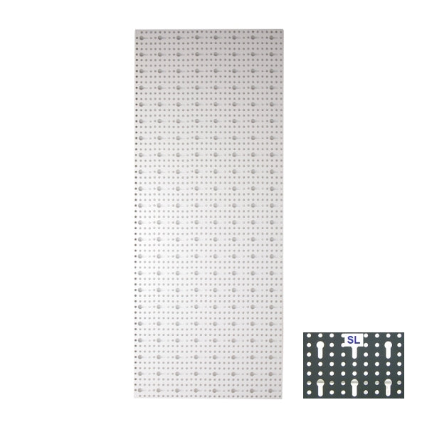 Producten achterwand perforatie sl sleutel gat 40x100cm tegometall