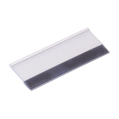 Listino prezzi 100x38mm trasparente con nastro magnetico