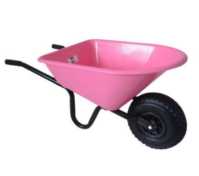 Producten kinderkruiwagen mm roze metaalkunststof