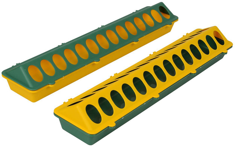 Olba productos comedero para pollitos plástico 50cm amarillo-verde