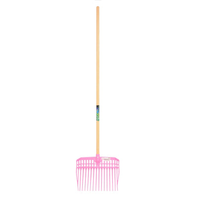 Mm eurotool productos tenedor para higos plástico mm rosa mango de madera 140cm