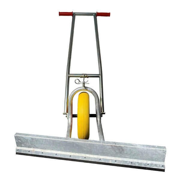 Products combination manure scraper with NML wheel